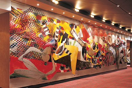 Princess of Wales Theatre Timeline - wall mural inside the Princess of Wales Theatre